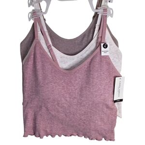 Laura Ashley Cami 3pk Bralettes Bras Active Athletic Lounge Comfy Sized XL NEW